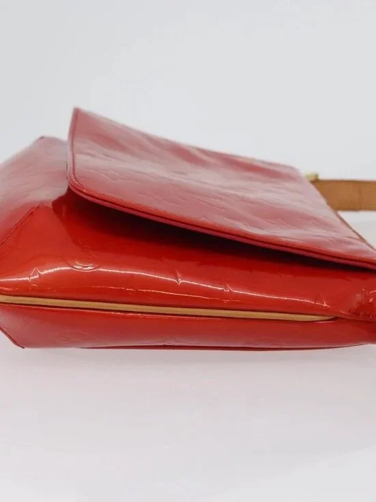 LOUIS VUITTON Monogram Vernis Thompson Street Bag Red M91094 LV Auth 172379 - Picture 6 of 16